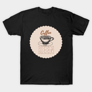 I Love Coffee Round Circle T-Shirt